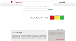 Desktop Screenshot of cautelalabs.com