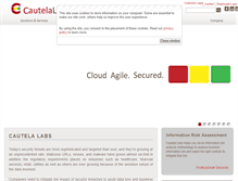 Tablet Screenshot of cautelalabs.com